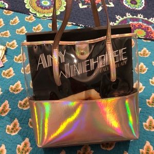 ROSE GOLD CLEAR BAG🌈 🌹